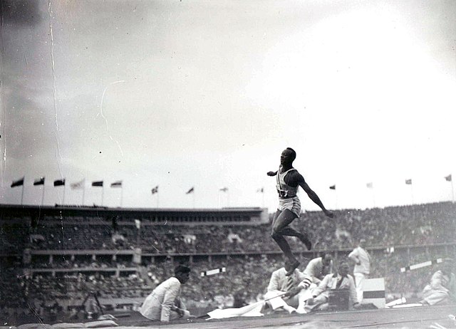 Jesse Owens au JO 1936 à Berlin