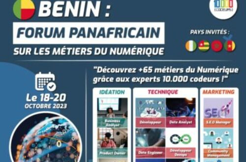 Article : 10000 CODEURS et le forum panafricain sur les métiers du numérique : quand la jeunesse africaine transforme son avenir au Bénin
